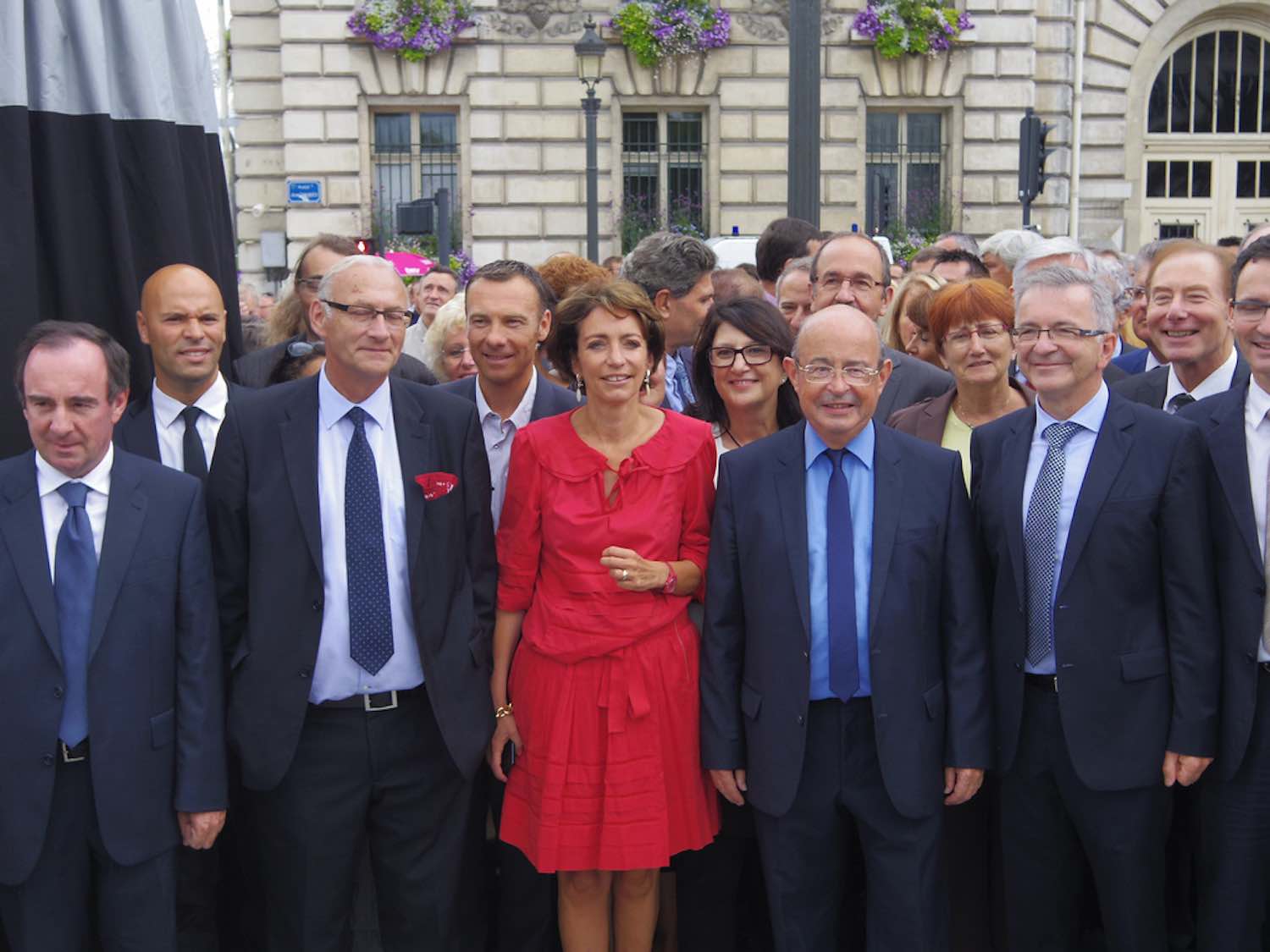 La délégation officielle le 31 août 2013